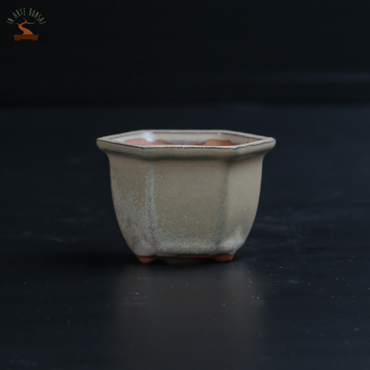 Pot hexagonal 77 mm.