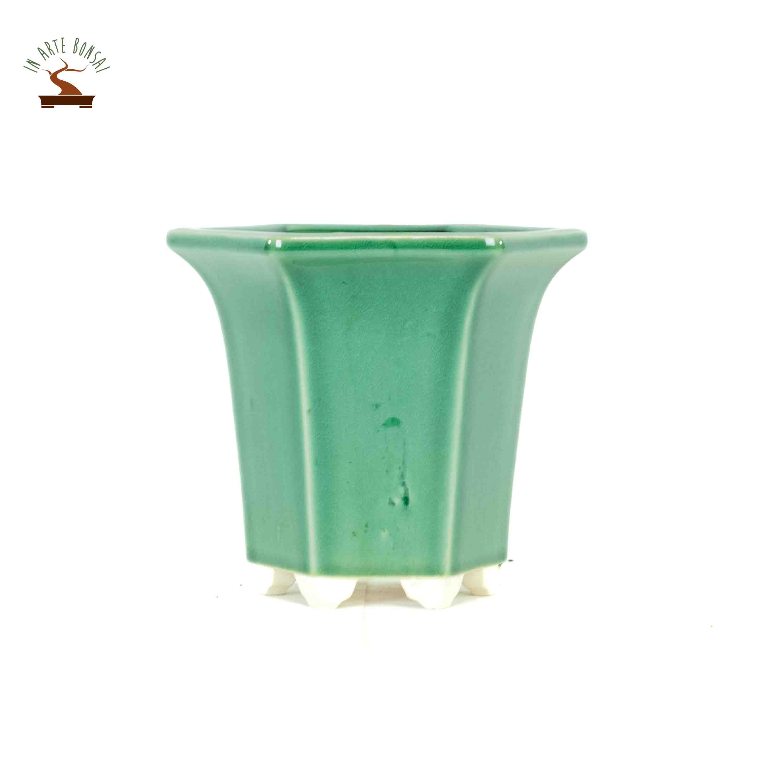 Hexagonal pot 140 mm.